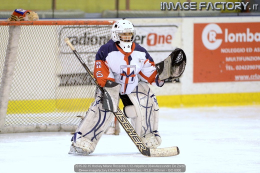 2015-02-15 Hockey Milano Rossoblu U12-Valpellice 0344 Alessandro De Zordo